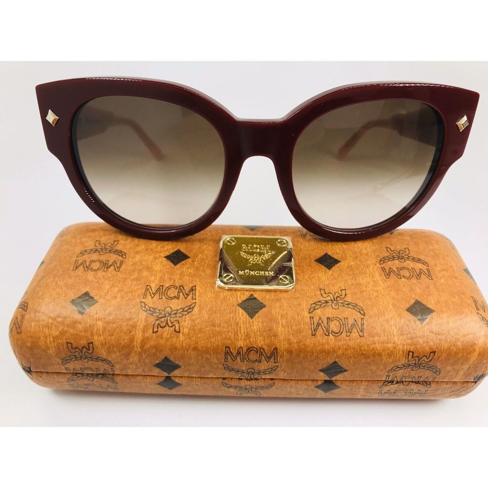 New MCM 673S 603 Bordeaux & Pink Sunglasses 53mm with Case - Picture 2 of 12
